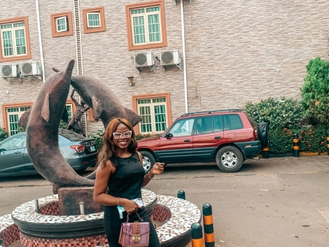 Iruoma at Trig point hotel, Awka. A fun place to visit in Awka.