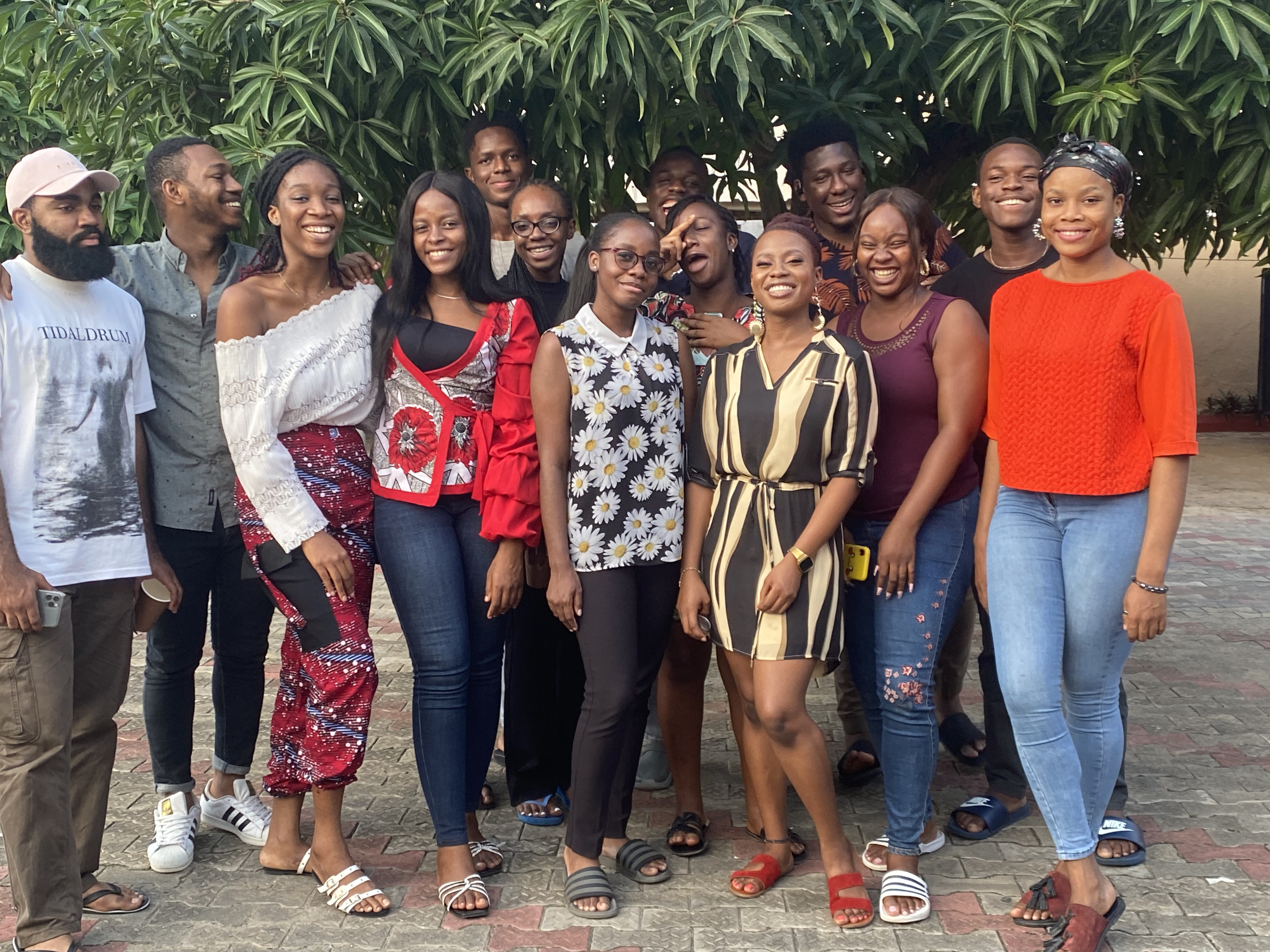 Iruoma celebrating her twenty-fourth with friends and family