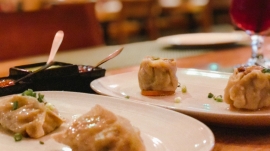 Dumplings at Gypsy's restaurant and Bar