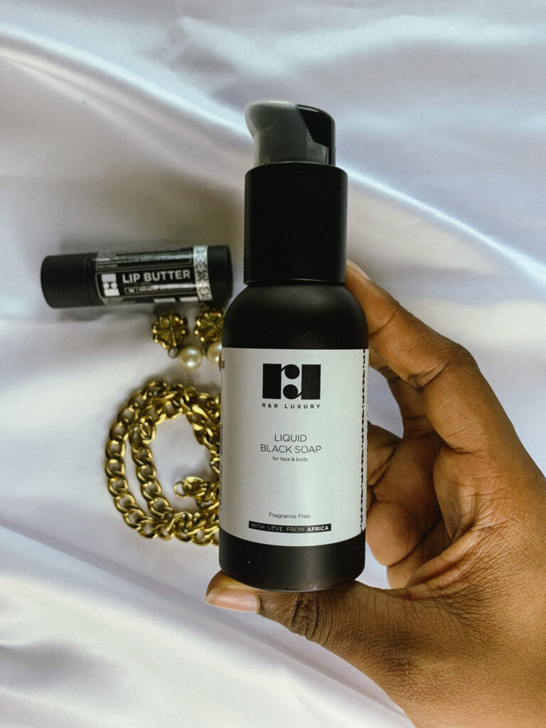 R&R liquid black soap