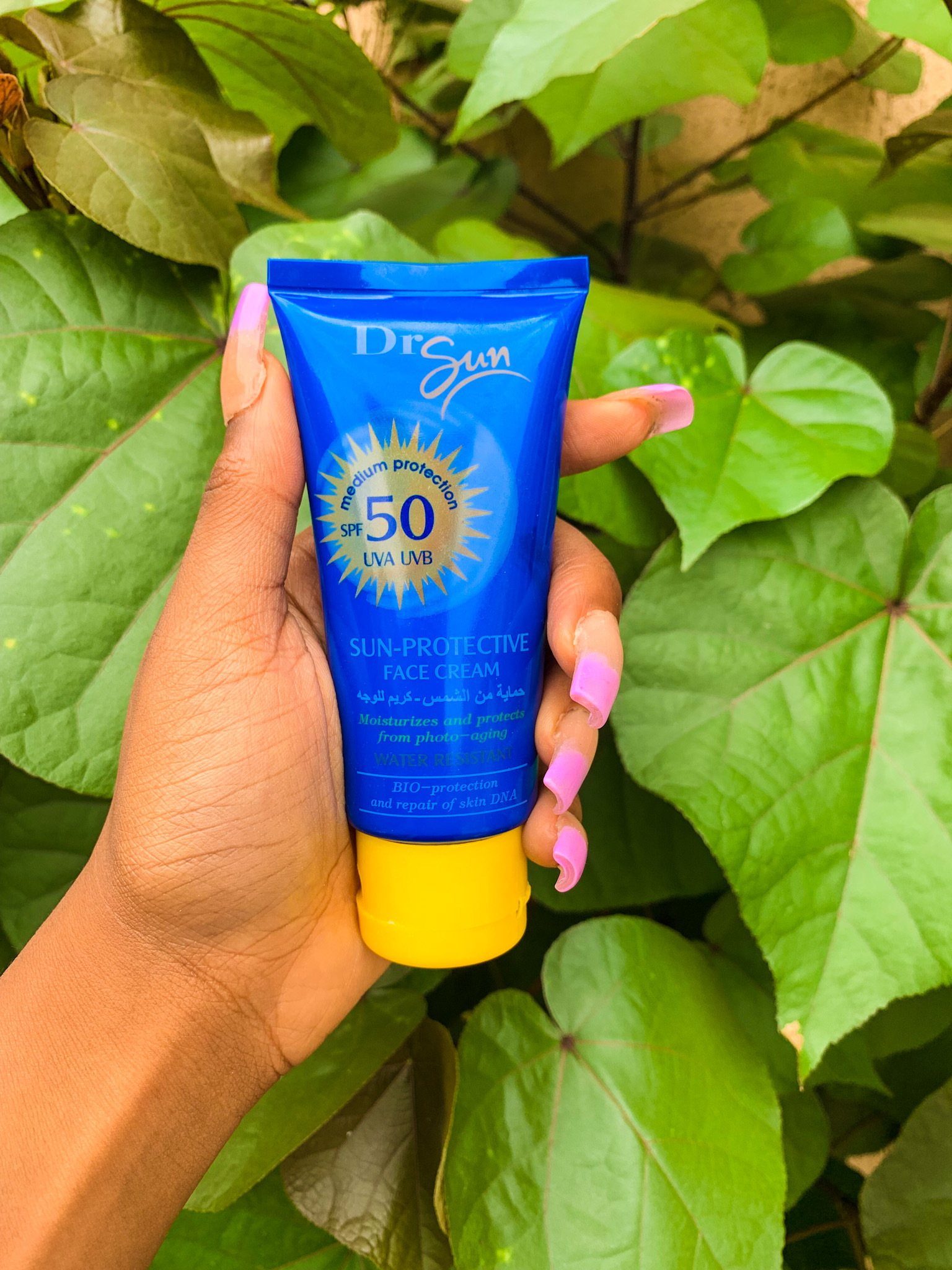 The Dr Sun Sun protective cream for face and body review by adashofiruoma.com 
