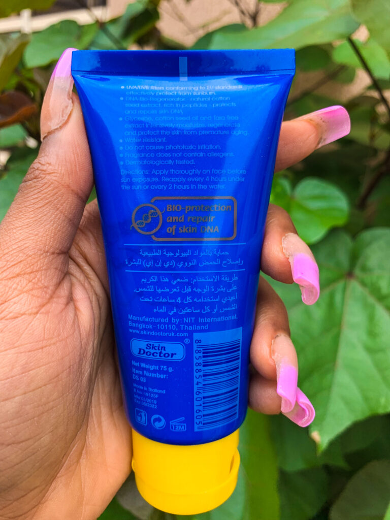 dr sun sunscreen review