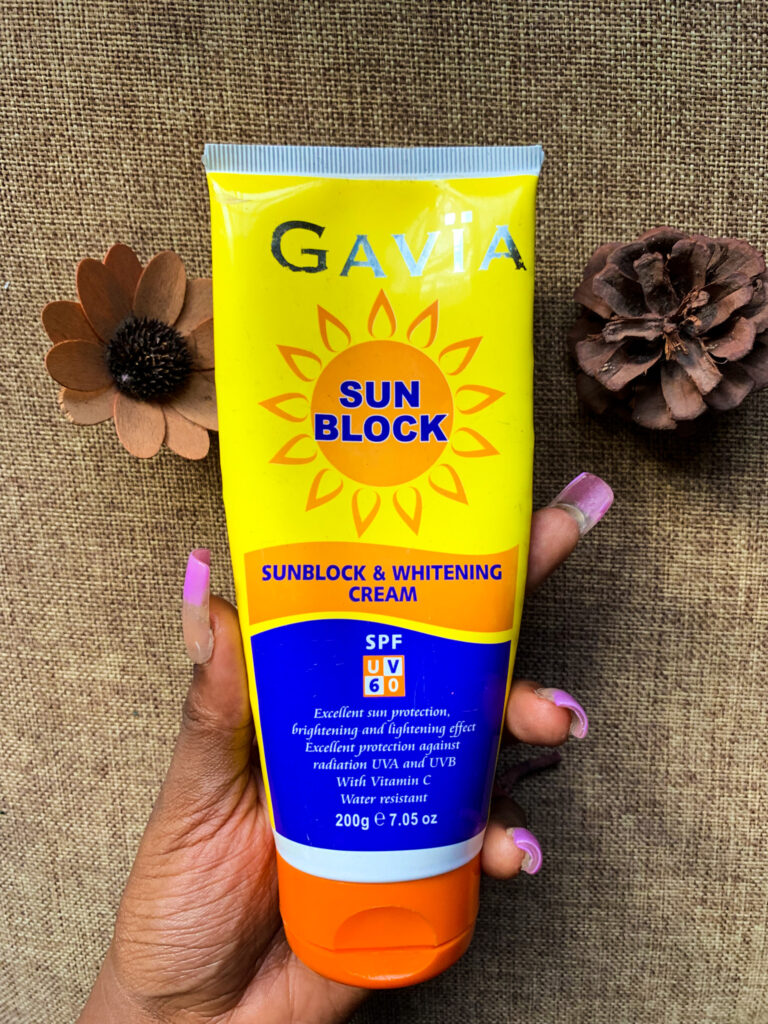 Gavia sunblock review by adashofiruoma.com