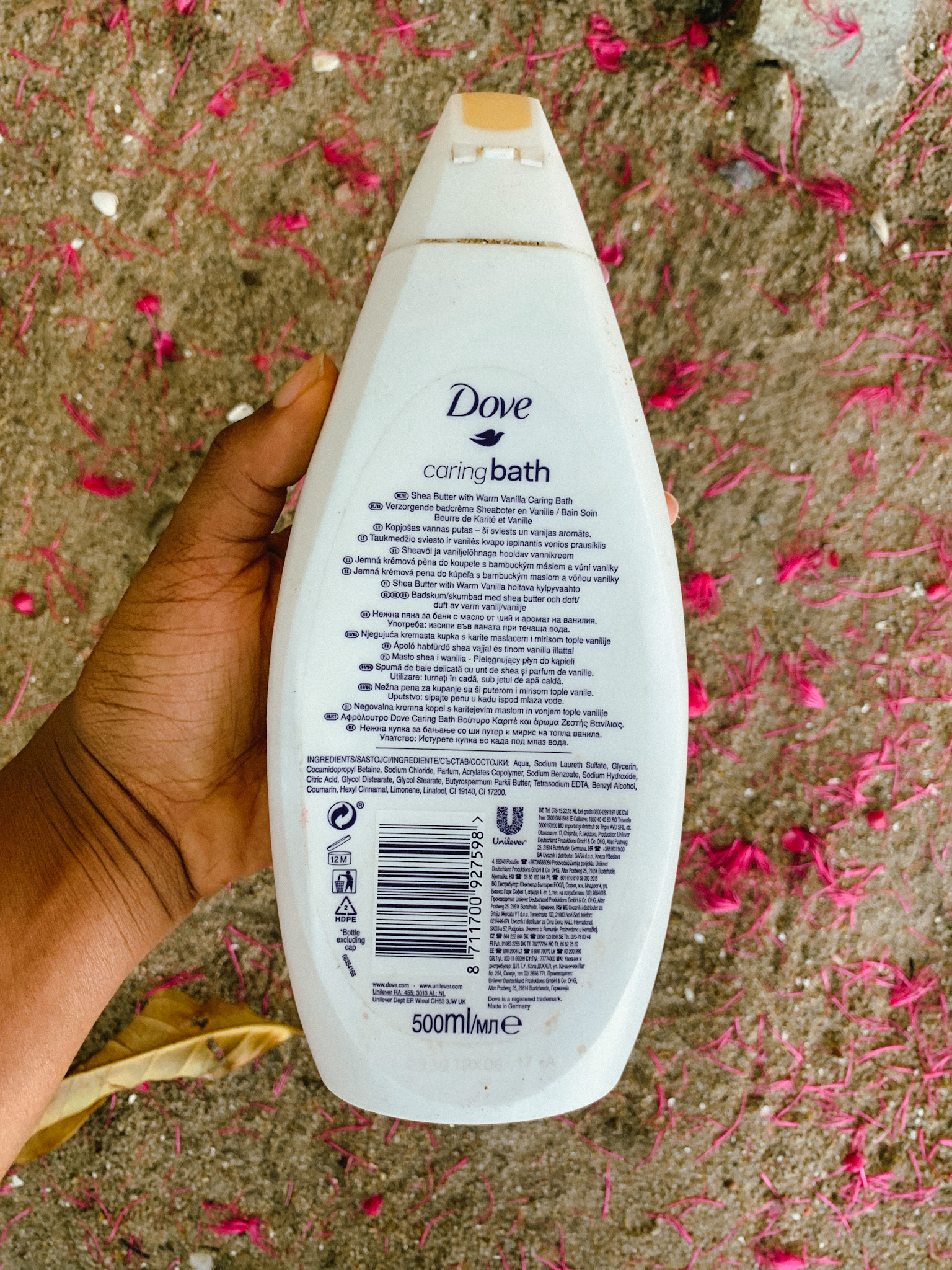 Dove caring bath liquid soap skincare empties review