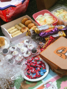 A platter of snacks at the picnic in the ndubuisi kanu park