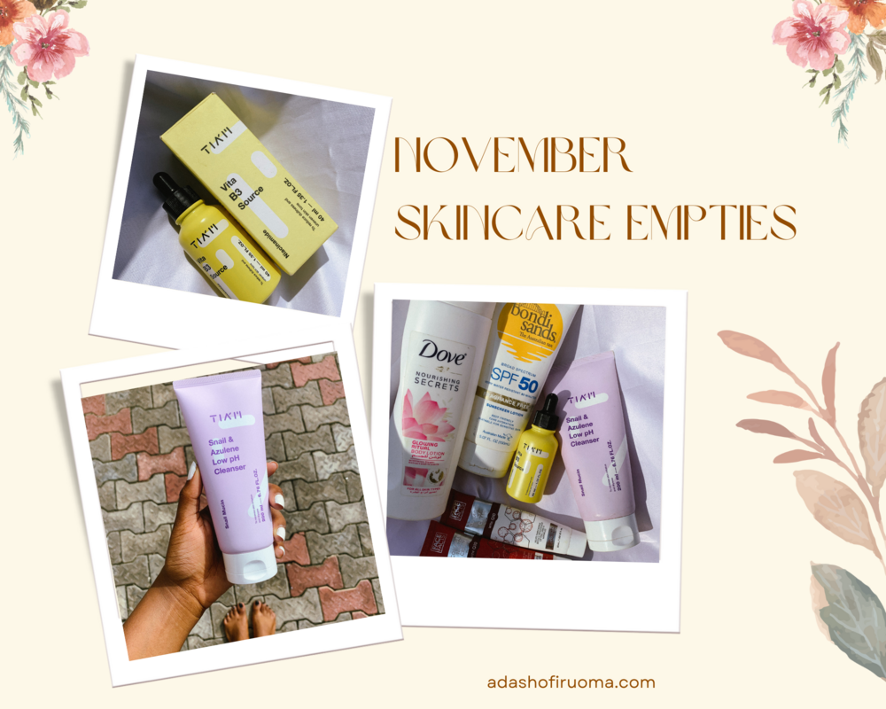 november-skincare-empties-review-by-blogger-iruoma-osonwa