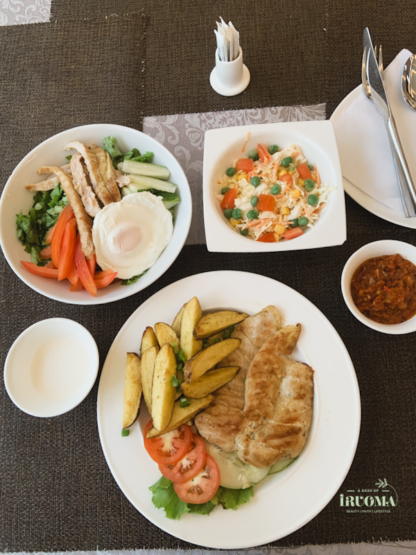 a-birthday-dinner-featuring-salad-and-chicken